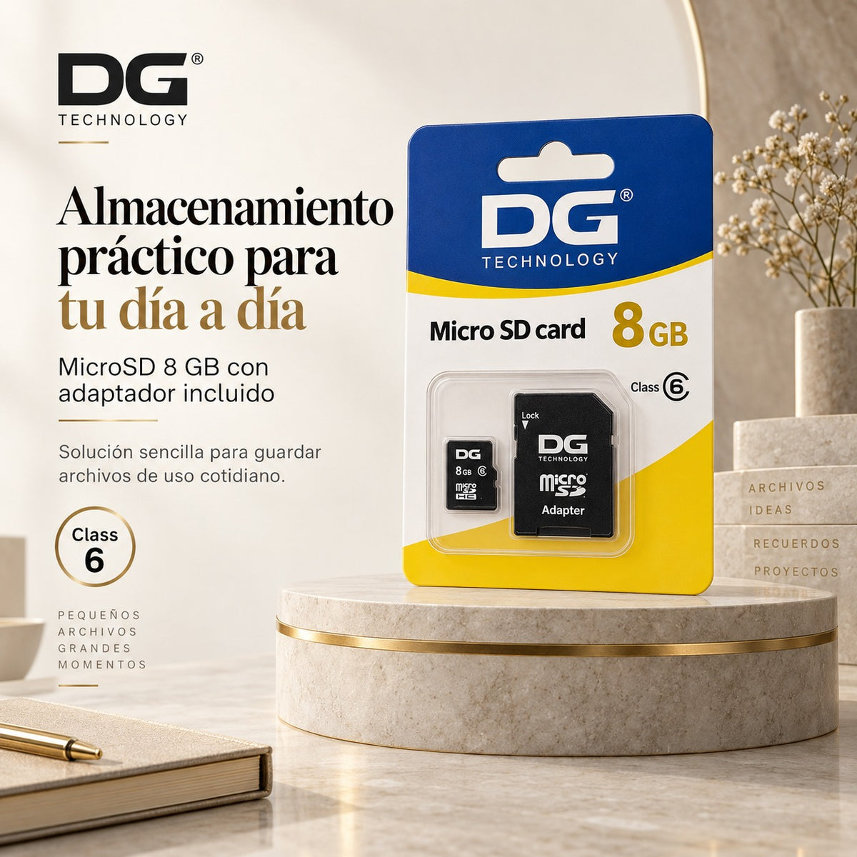 Memoria Micro SD 8 GB