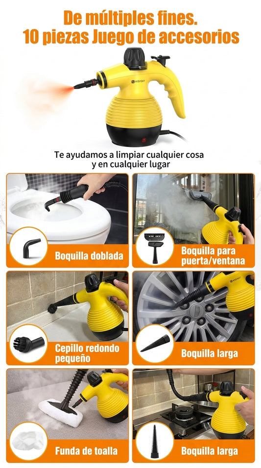 Limpiador a Vapor con Agarradera